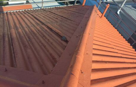 Controlled removal of asbestos-cement roof sheeting in Scarborough